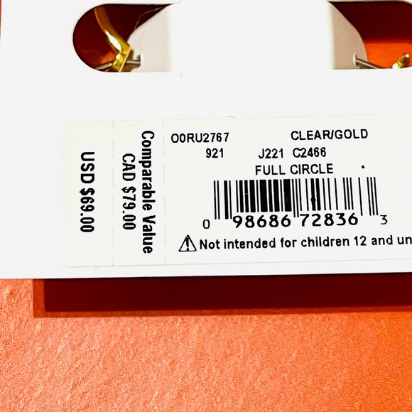 Kate Spade Gold Textured Hoop Earrings - Picture 5 of 7